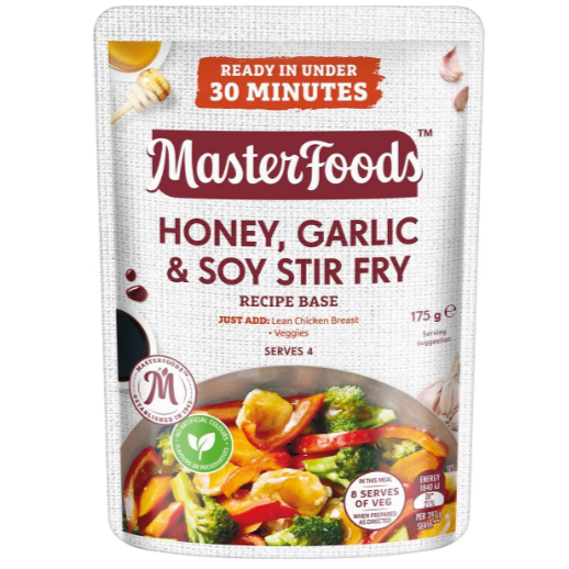 Masterfoods Stir Fry Sauce Honey, Garlic & Soy 175g