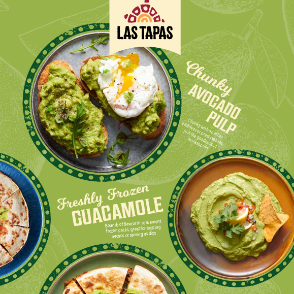 Avocado Pulp Chunky Las Tapas 500g