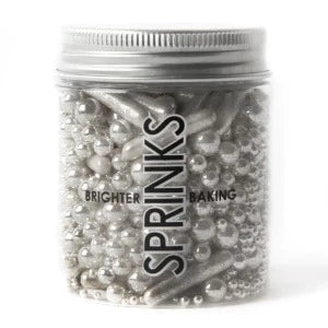 Sprinks Bubble & Bounce Silver Sprinkles 75g