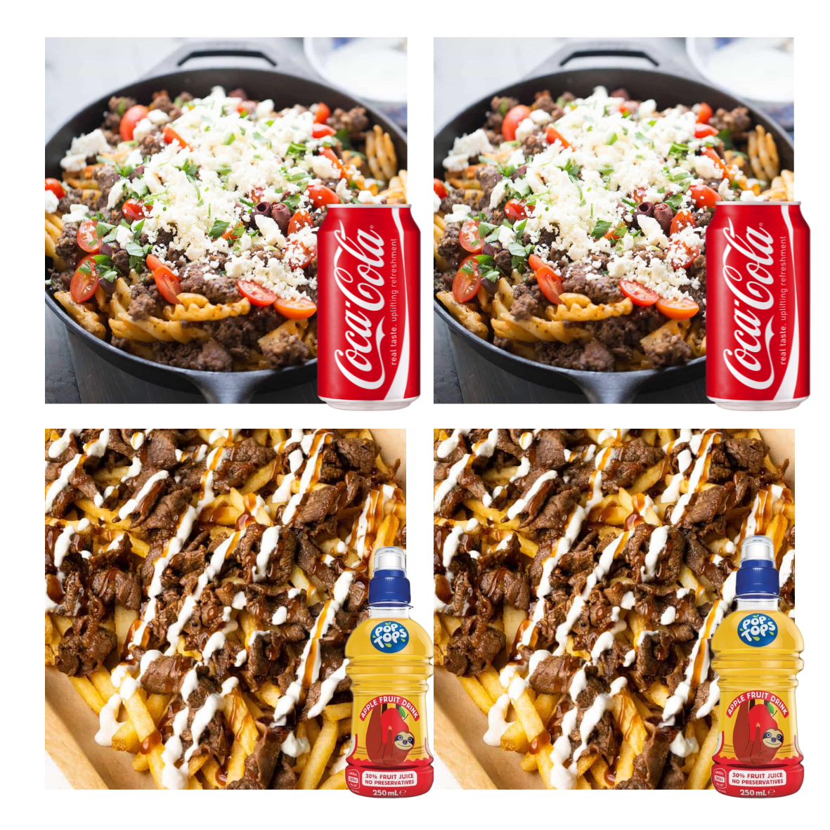 Family Deal 2 - Greek Style Pulled Beef Loaded Fries (2+2kids meals)