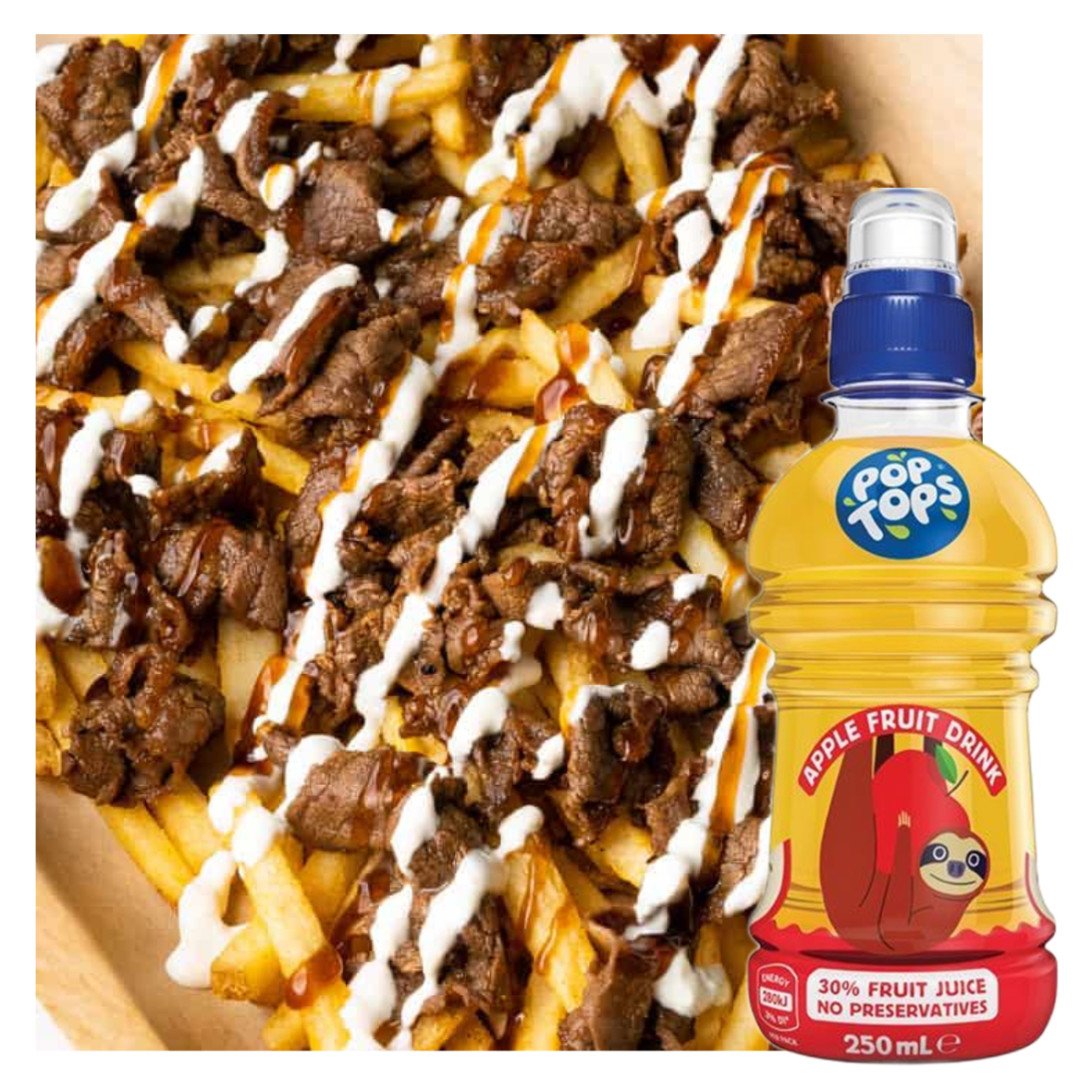 Kids Meal - Pulled Beef Loaded Fries Meal