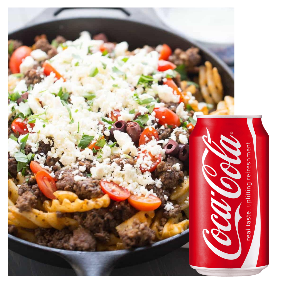 Greek Style Pulled Beef Loaded Fries Meal