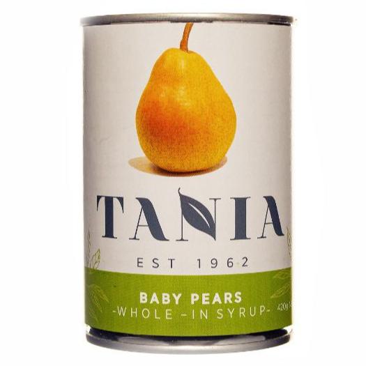 Tania Baby Pears In Syrup 420g