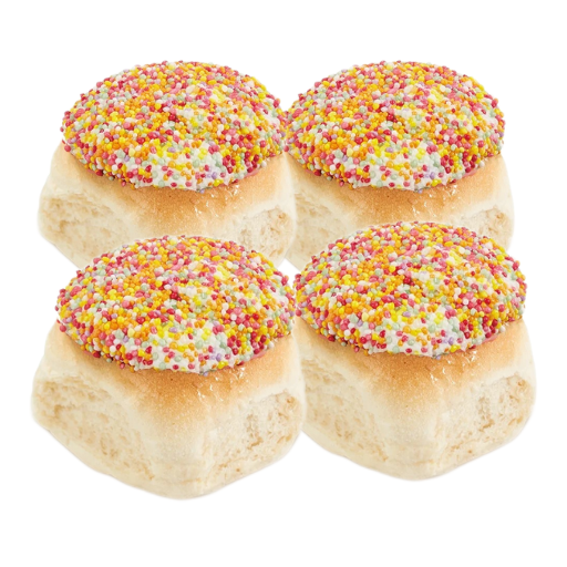 Fresh Homemade Iced Buns 4pk