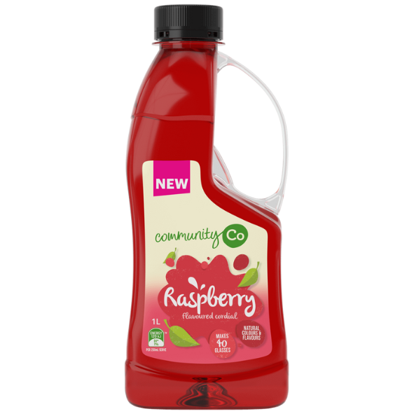 Community Co Raspberry Cordial 1L