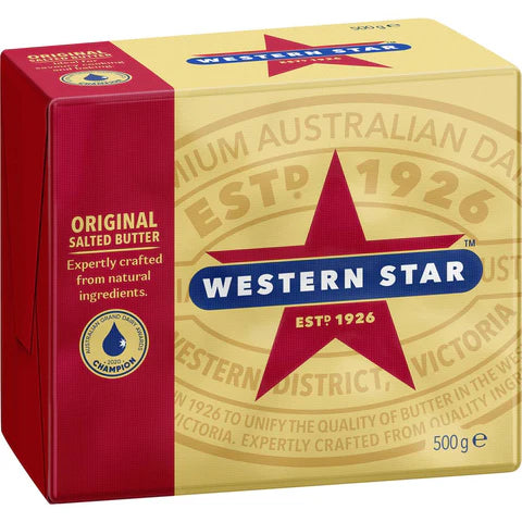 Western Star Salted Butter Block 500g