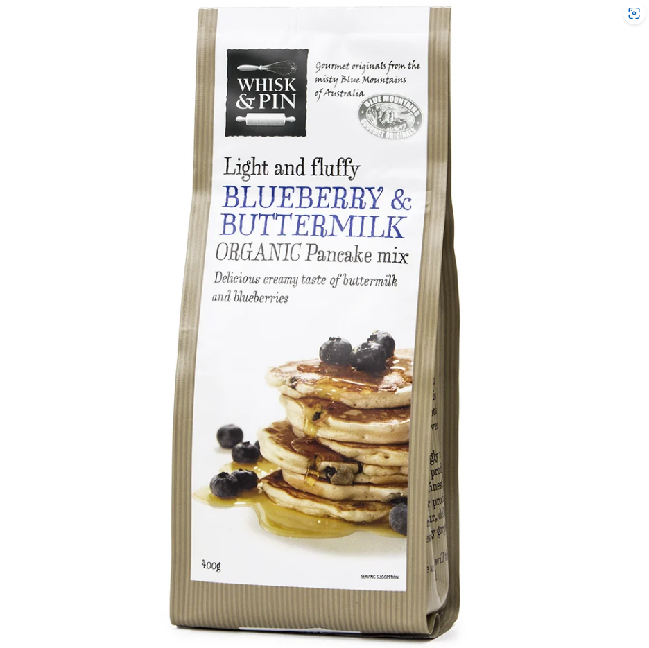 Whisk & Pin Blueberry & Buttermilk Pancake Mix 400g