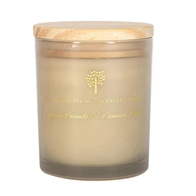 Nicola Spring Green Pomelo and Passion Fruit Soy Wax Scented Candle 130g