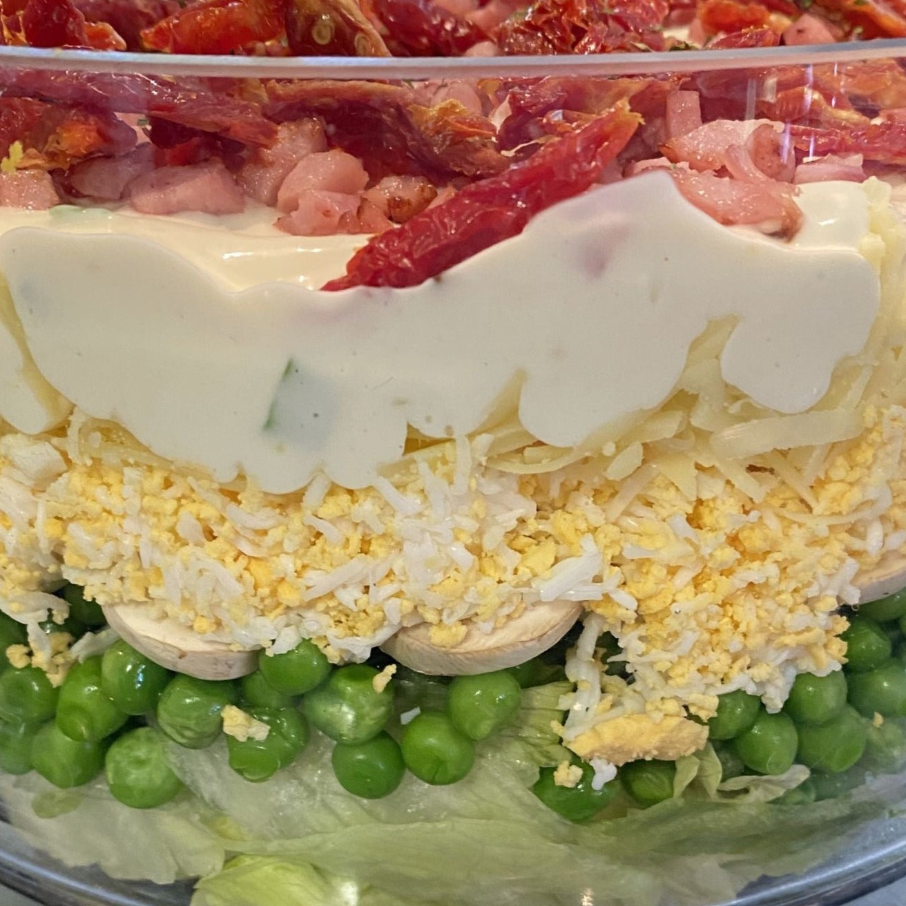 Layered Garden Salad Small Serves 2