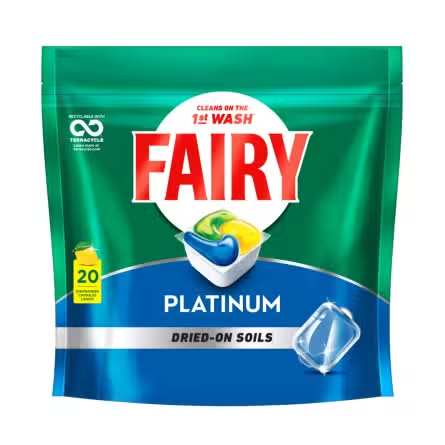 Fairy Platinum Dishwasher Tablets 20pk