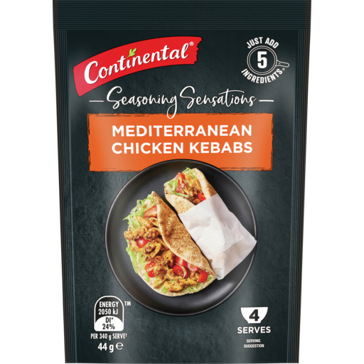 Continental Recipe Base Chicken Kebab 44g