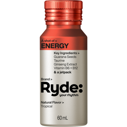 Ryde Shot Energy 60ml *DL