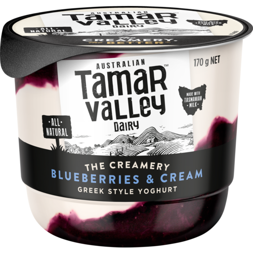 Tamar Valley Yoghurt Blueberries & Cream 700g