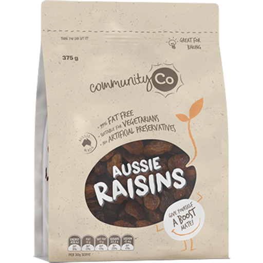 Community Co Raisins 375g