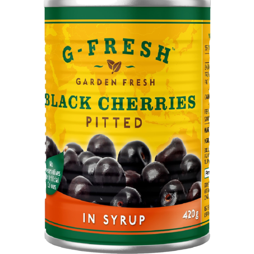 G-Fresh Black Cherries Pitted 420g