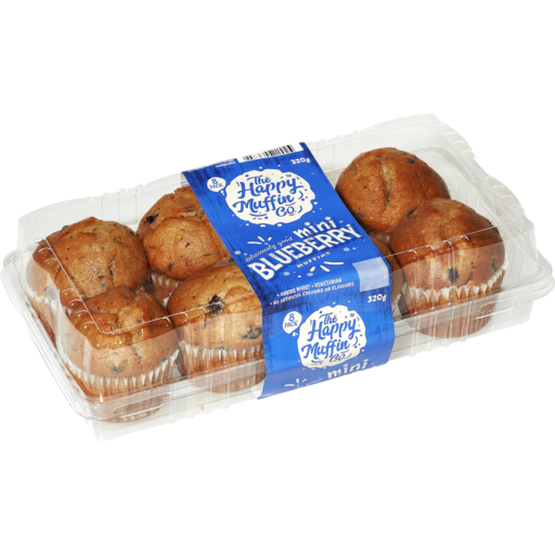 Happy Muffin Mini Blueberry 8pk