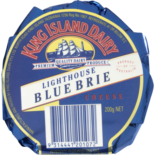 King Island Blue Brie Lighthouse 200g