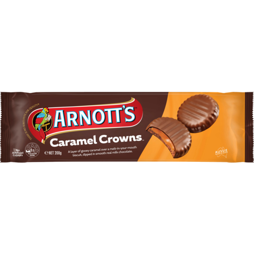 Arnott's Caramel Crowns 200g