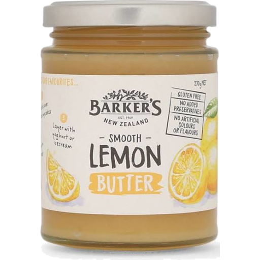 Barkers NZ Lemon Butter 270g