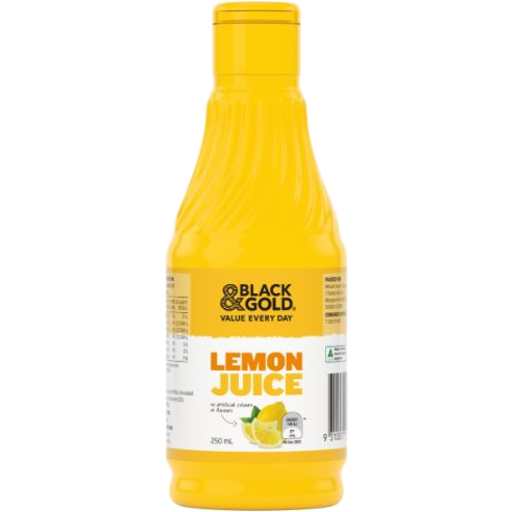 Black & Gold  Lemon Juice 250ml