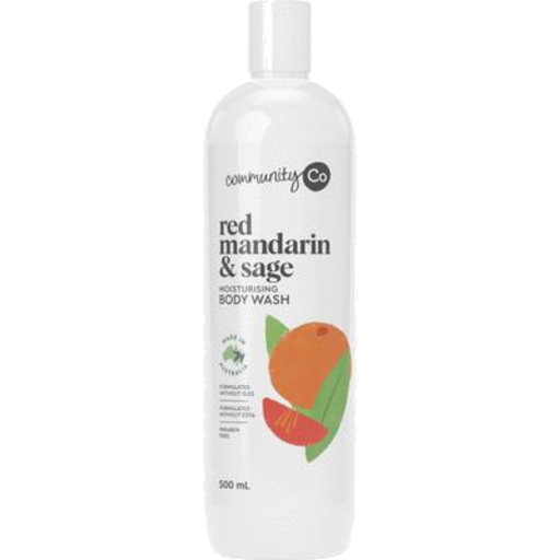 Community Co Mandarin & Sage Body Wash 500ml