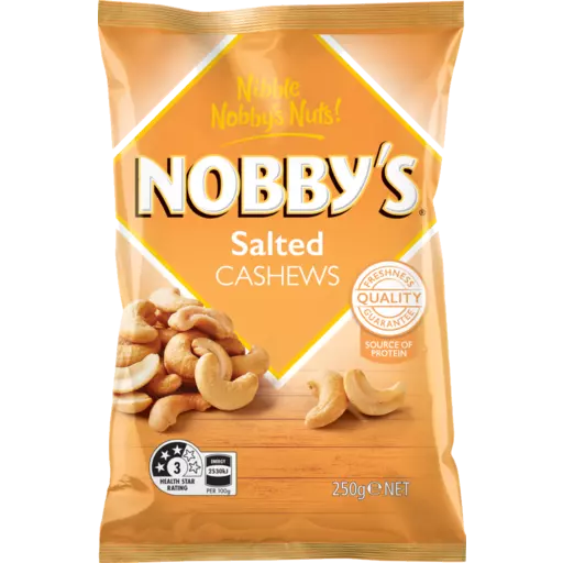 Nobby's Salted Cashews 250g