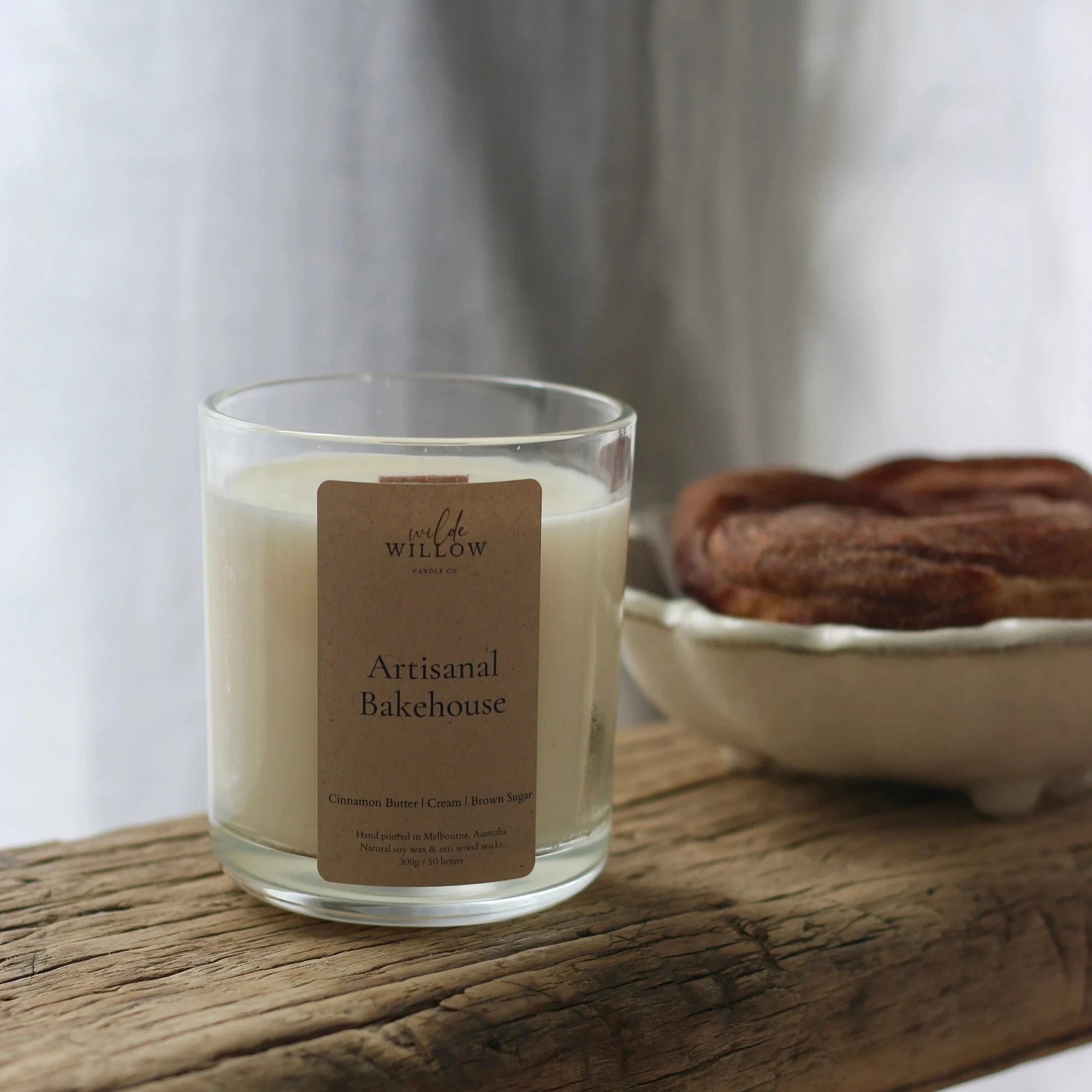 Wilde Willow Candle Co Artisanal Bakehouse Clear