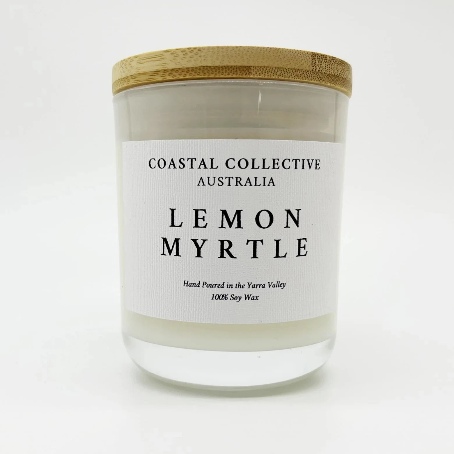 Coastal Collective Australia Lemon and Myrtle Soy Wax Jar