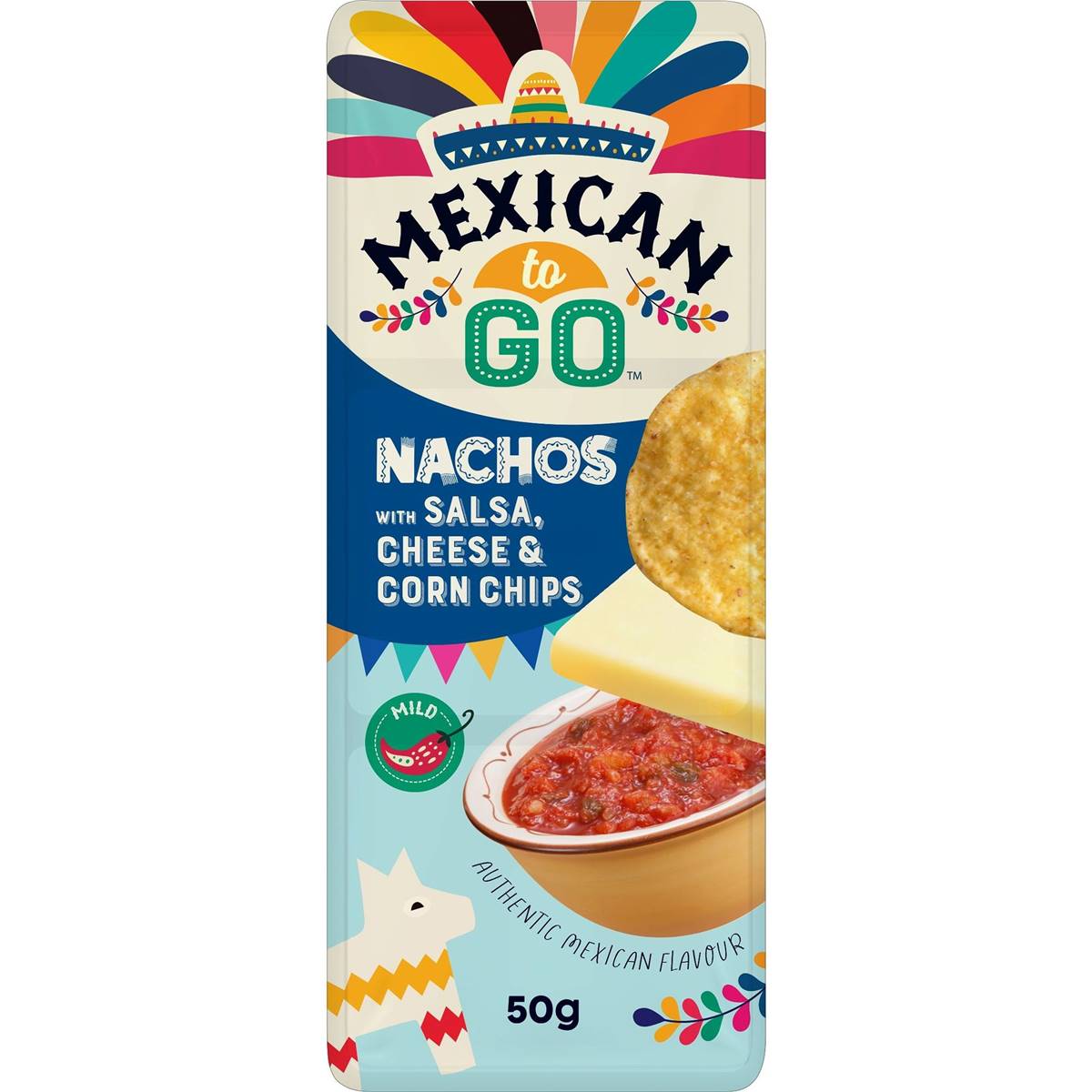 Mexican To Go Nachos Salsa Cheese 50g