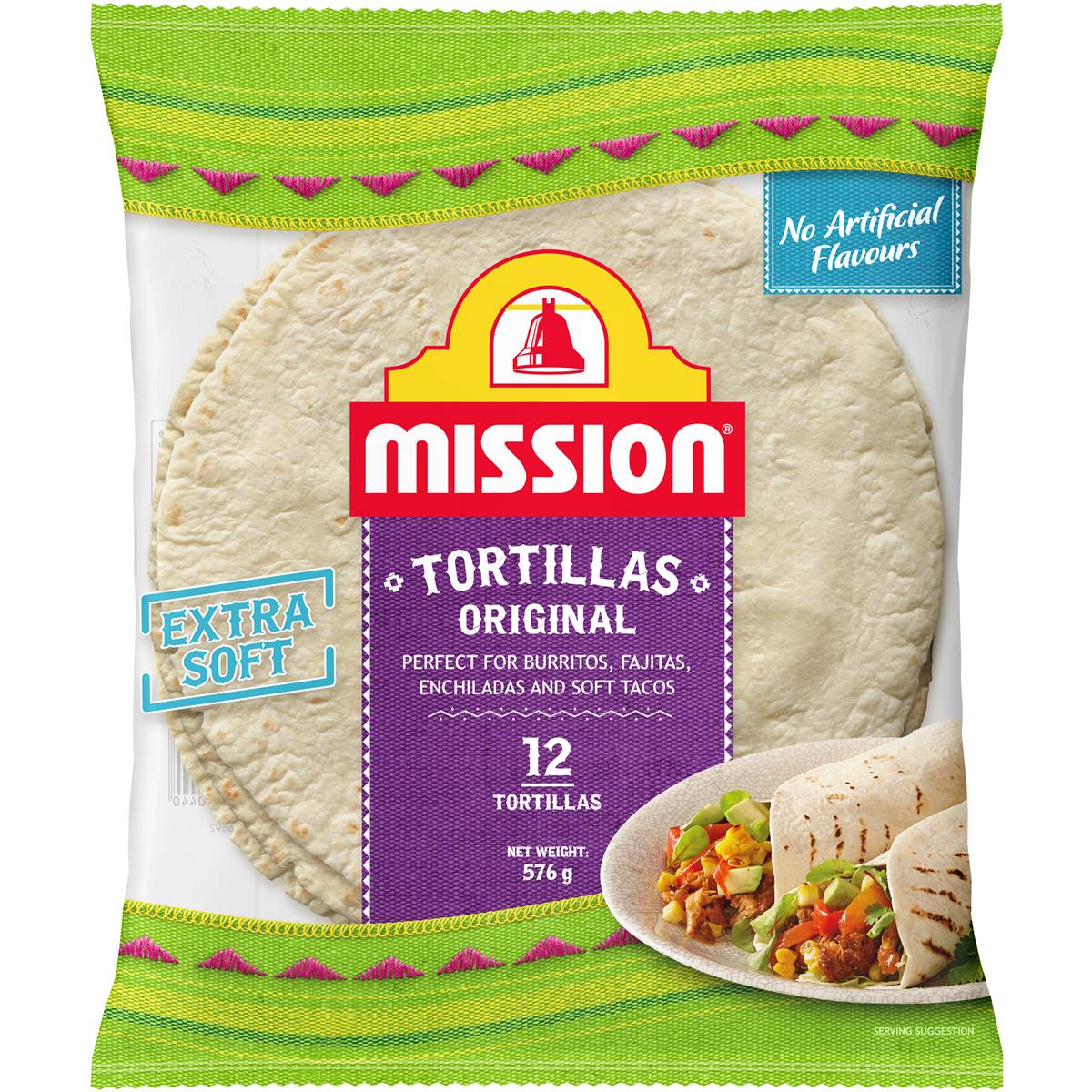 Mission Tortilla 8in 576g 12pk