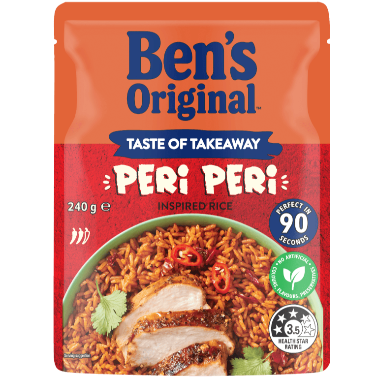 Ben's Original Taste of Takeaway Periperi  Rice 240g