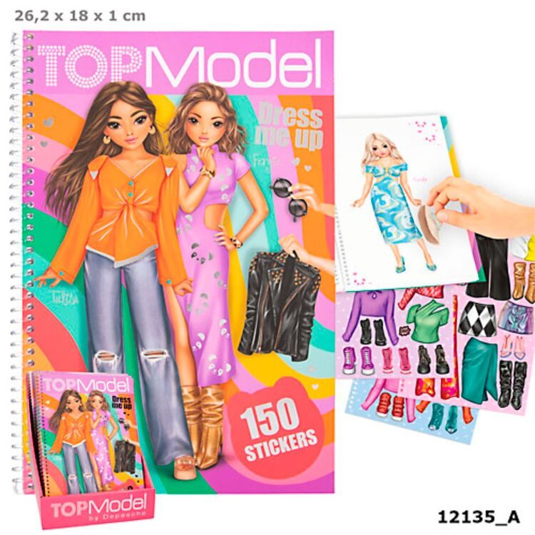 Top Model Dress Me Up Sticker Book