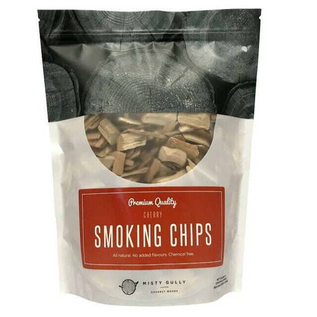 Misty Gully Cherry Smoking Wood Chips 750g