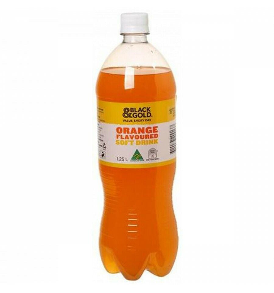 Black & Gold Soft Drink Orange 1.25l