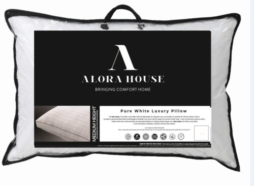 Alora House Pillow Hotel White Collection Medium Support