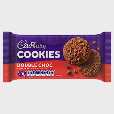 Cadbury Soft Double Chocolate Cookies 156g