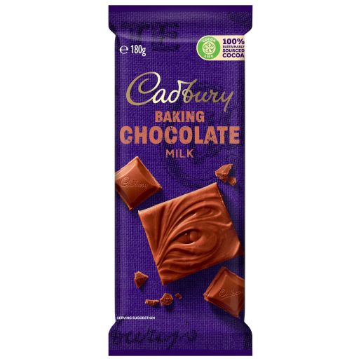 Cadbury Baking Milk Chocolate Block 180g