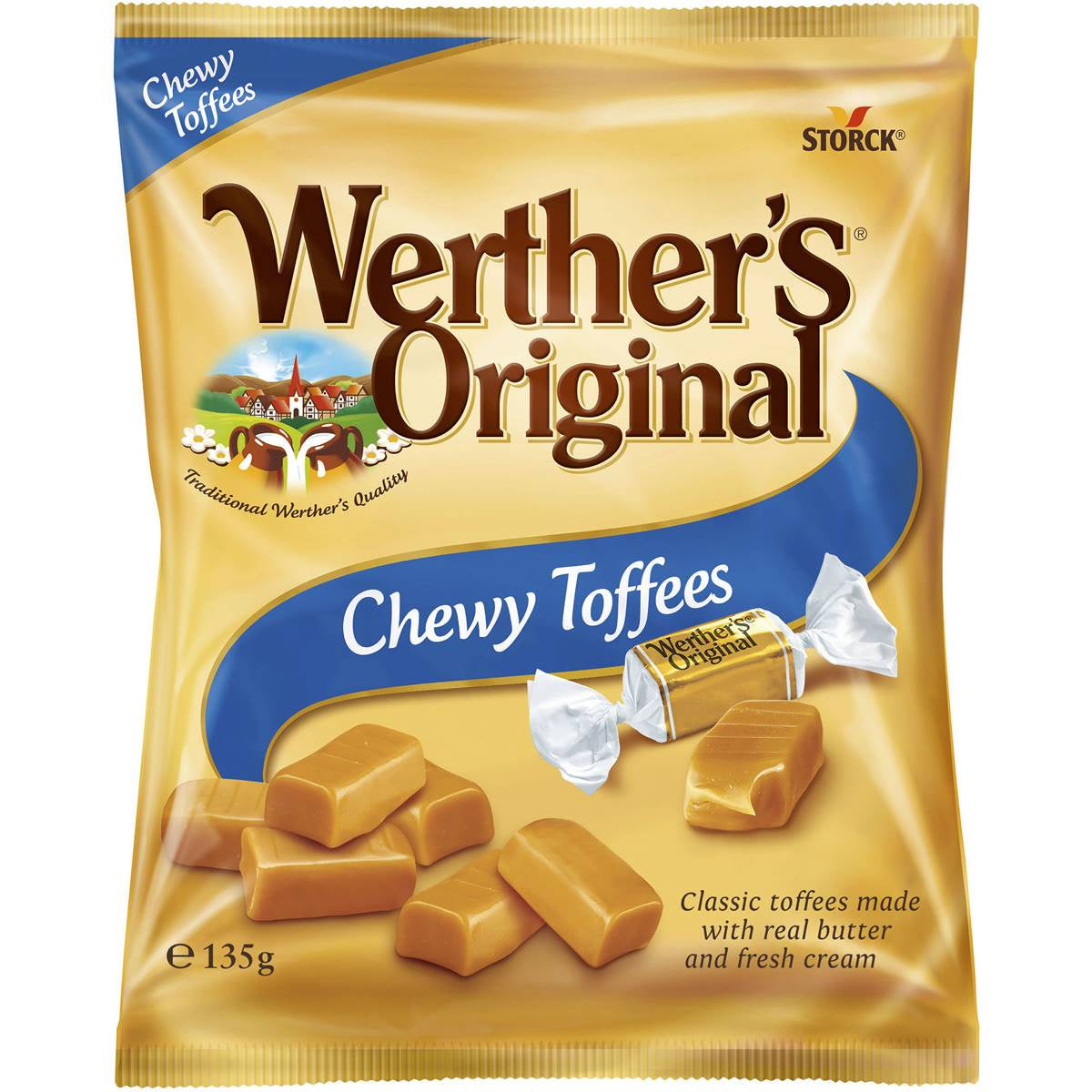 Werthers Original Caramel Chew Toffees 135g