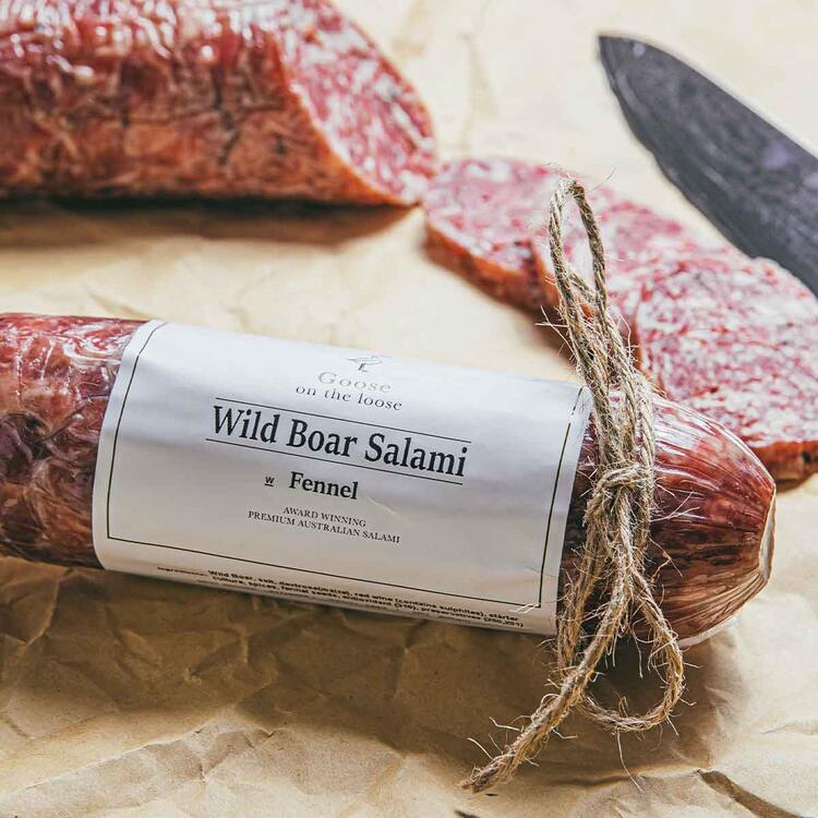 Goose on the Loose Wild Boar and Fennel Salami 300g