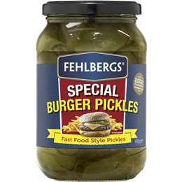 Fehlbergs Burger Pickles 490g