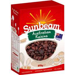 Sunbeam Raisins 375g