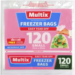 Multix Freezer Bags Small 120pk