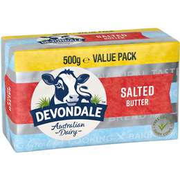 Devondale Butter Salted 500g