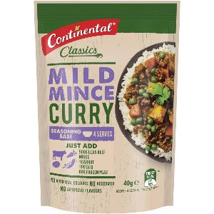 Continental Mild Mince Curry Recipe Base 40g