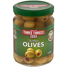 333's Stuffed Olives 250g