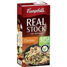 Campbells Real Chicken Stock  Liquid 1L