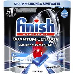 Finish Quantum Ultimate Pro Original Dishwasher Tablets 32pk *DL