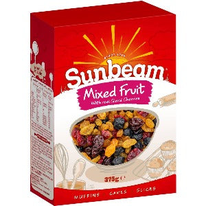 Sunbeam Mixed Dried Fruit 375g