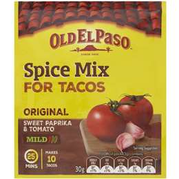 Old El Paso Mexican Taco Spice Mix 30g