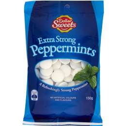 Dollar Sweets Peppermints Extra Strong 150g